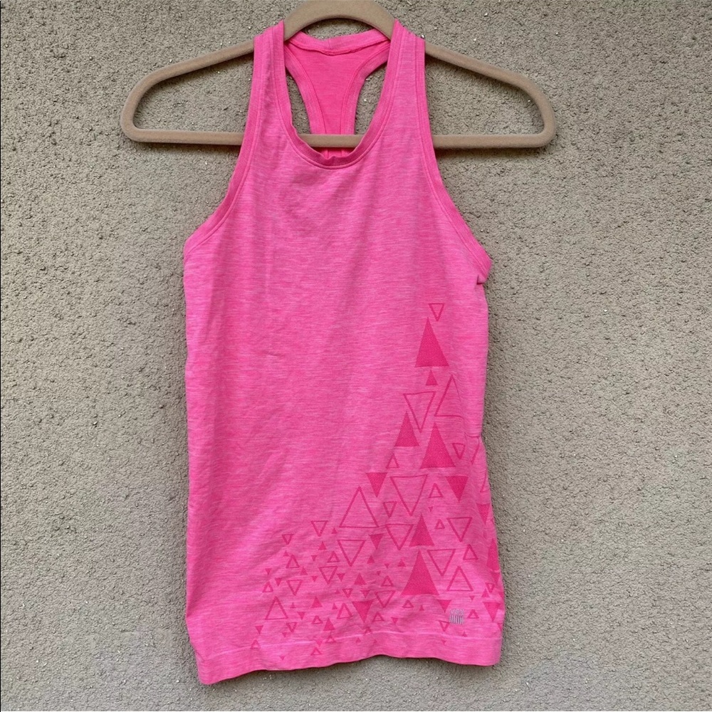 Victoria secret racerback tank top neon pink size xs swiftly